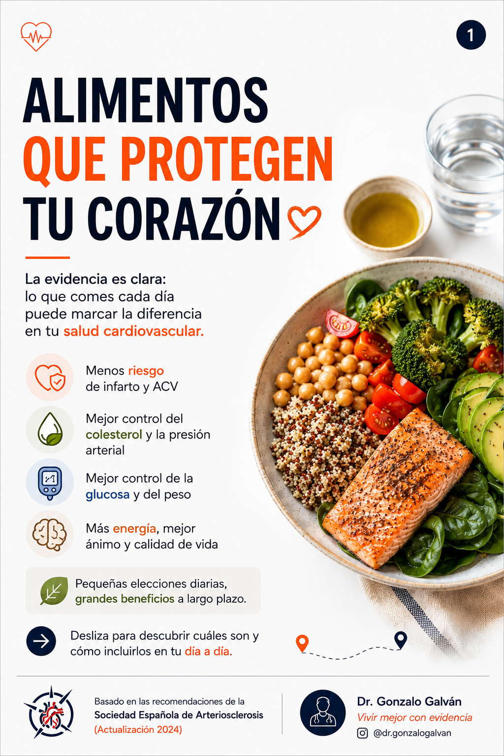 Alimentos cardioprotectores — diapositiva 1 de 6