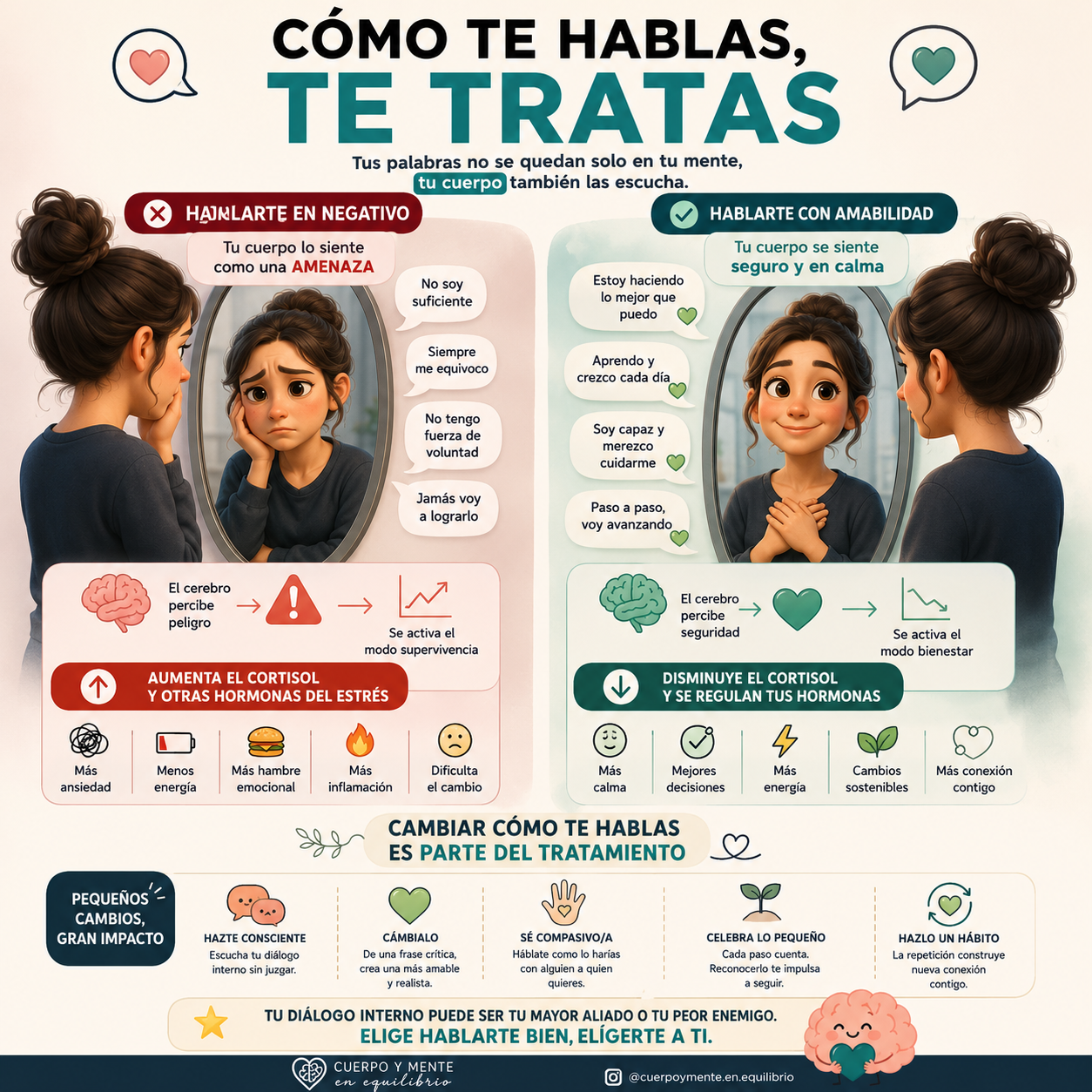 Como te tratas — diapositiva 1 de 1