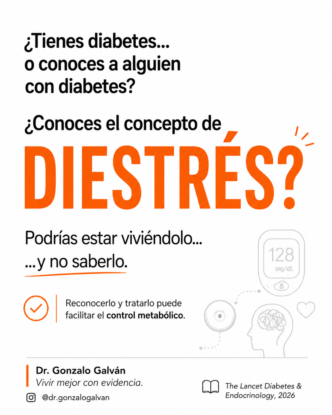 Distrés relacionado con la diabetes — diapositiva 1 de 7
