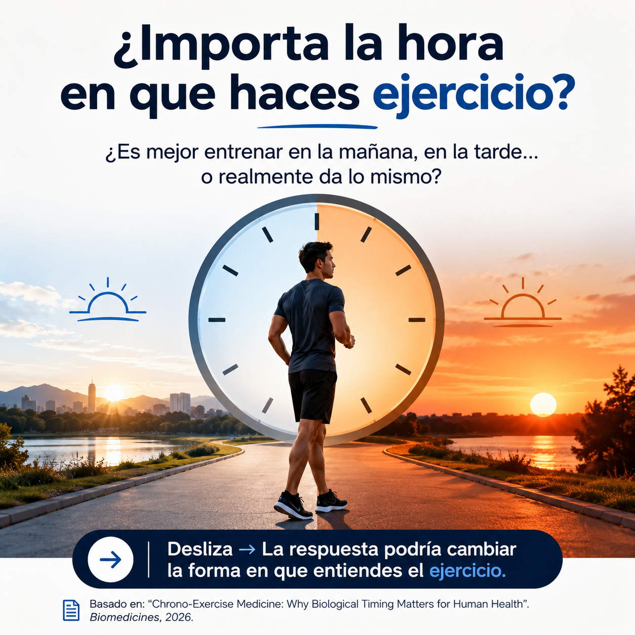 ¿Ejercicio de día o de noche? — diapositiva 1 de 6