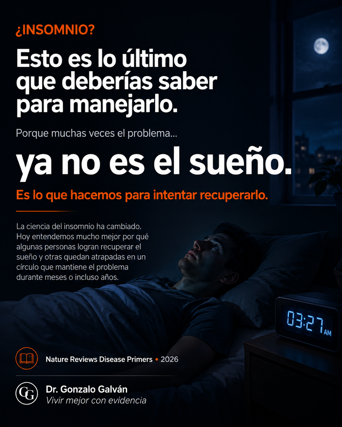 Insomnio: cómo romper el círculo de alerta — diapositiva 1 de 7