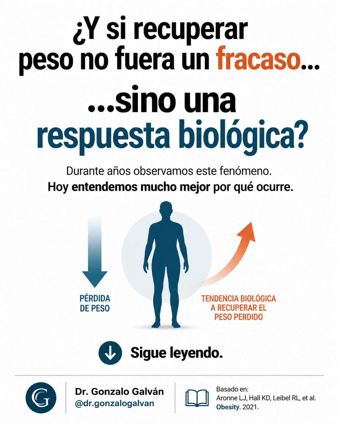 Recuperar peso no es un fracaso — diapositiva 1 de 7