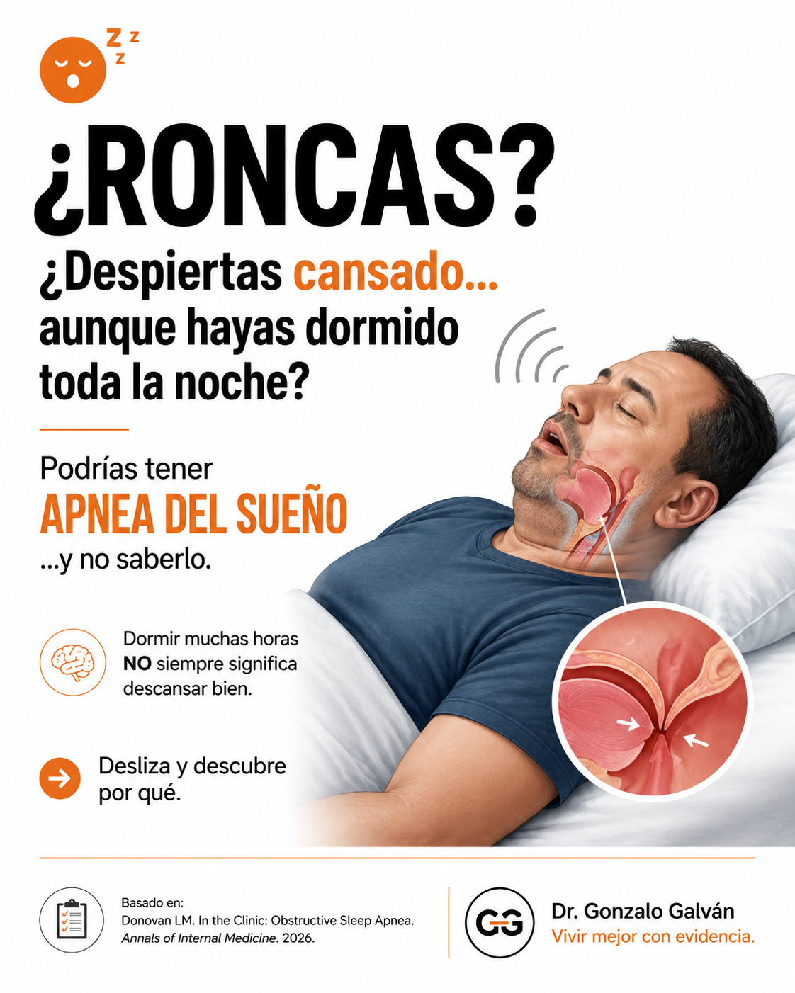 Roncar no siempre es inofensivo — diapositiva 1 de 8